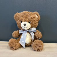 Peluche Oso Café y Blanco 30 cm