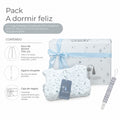 Pack A Dormir Feliz · Niño: contenido: caja de regalo, saco de dormir y agarra chupete