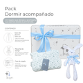 Pack A Dormir Acompañado · Niño: contenido del pack en caja de regalo