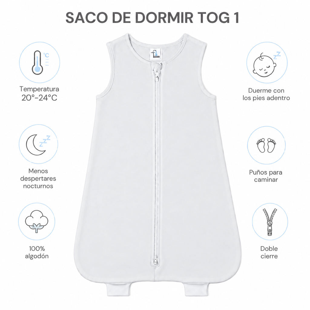 Saco de Dormir Bebé Estrellas Grandes TOG 1