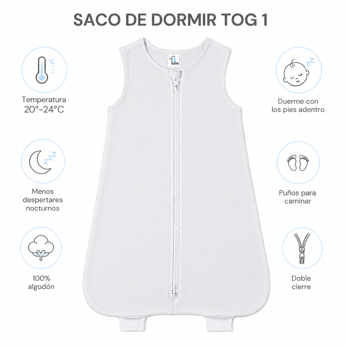 Saco de Dormir Bebé Estrellitas TOG 1