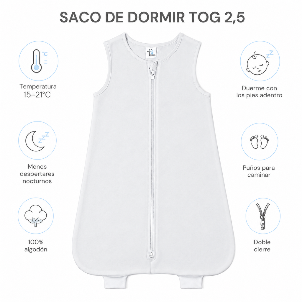 Saco de Dormir Bebé Planetas TOG 2,5