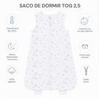 Saco de Dormir Bebé Estrellitas TOG 2,5