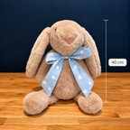 Peluche Conejo Orejas Largas Café 40 cm