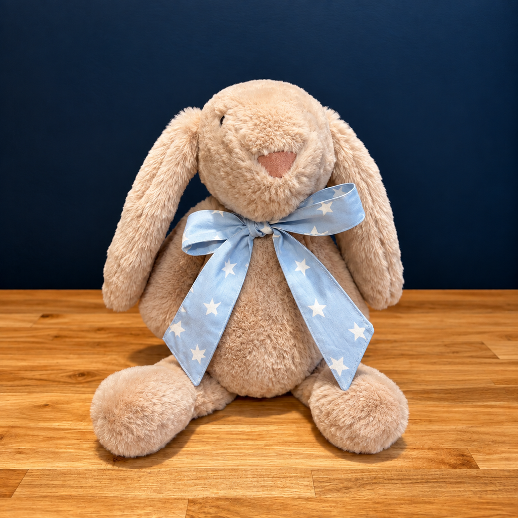 Peluche Conejo Orejas Largas Café 40 cm