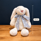 Peluche Conejo Orejas Largas Blanco 40 cm