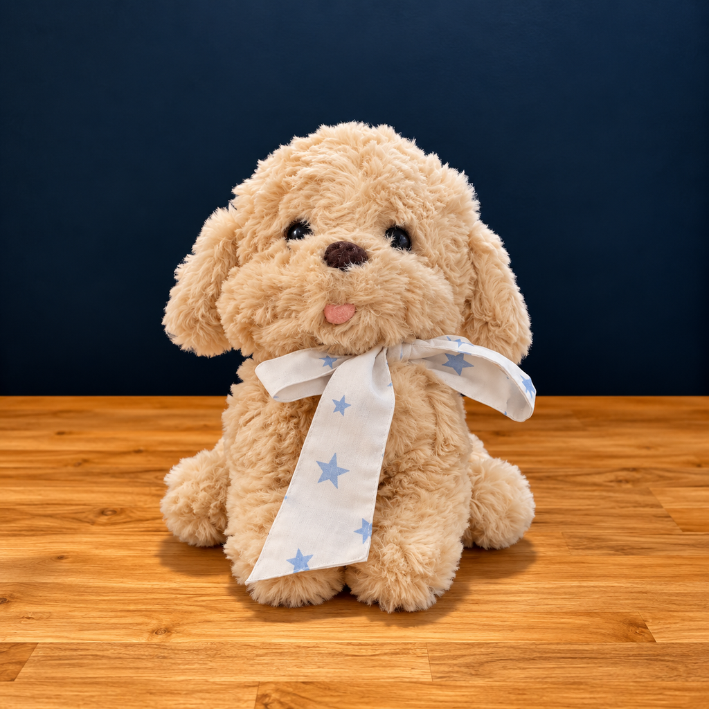 Peluche Perro Crema 20 cm